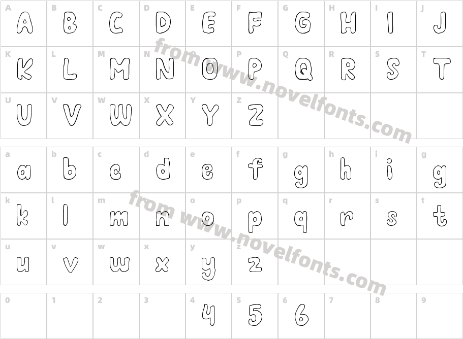 MAGIC WORLD LINECharacter Map