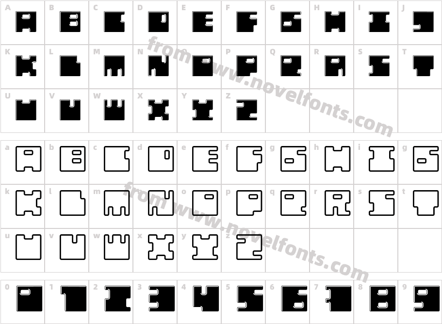 MALAJENO-UltraWideCharacter Map