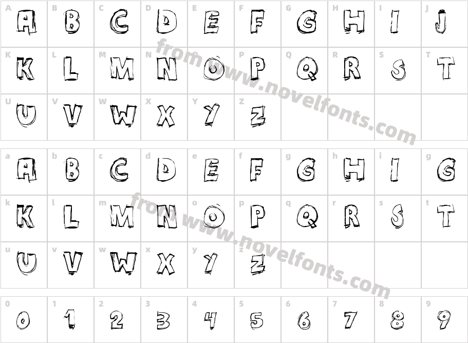 MANIATICO!Character Map