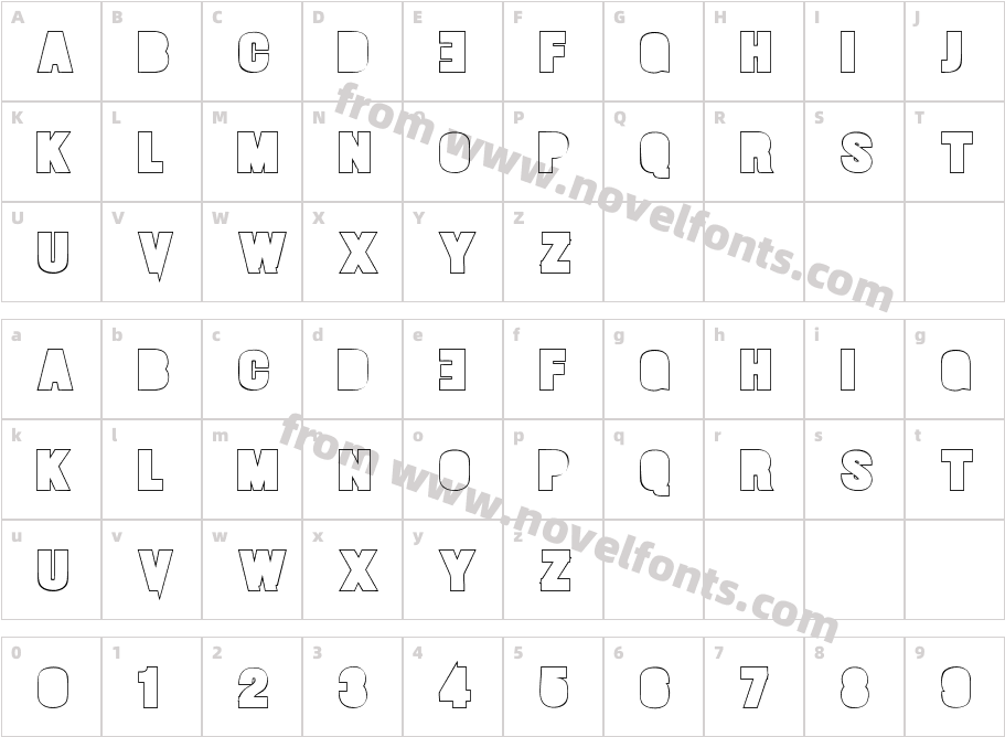 MANIFIESTOCharacter Map