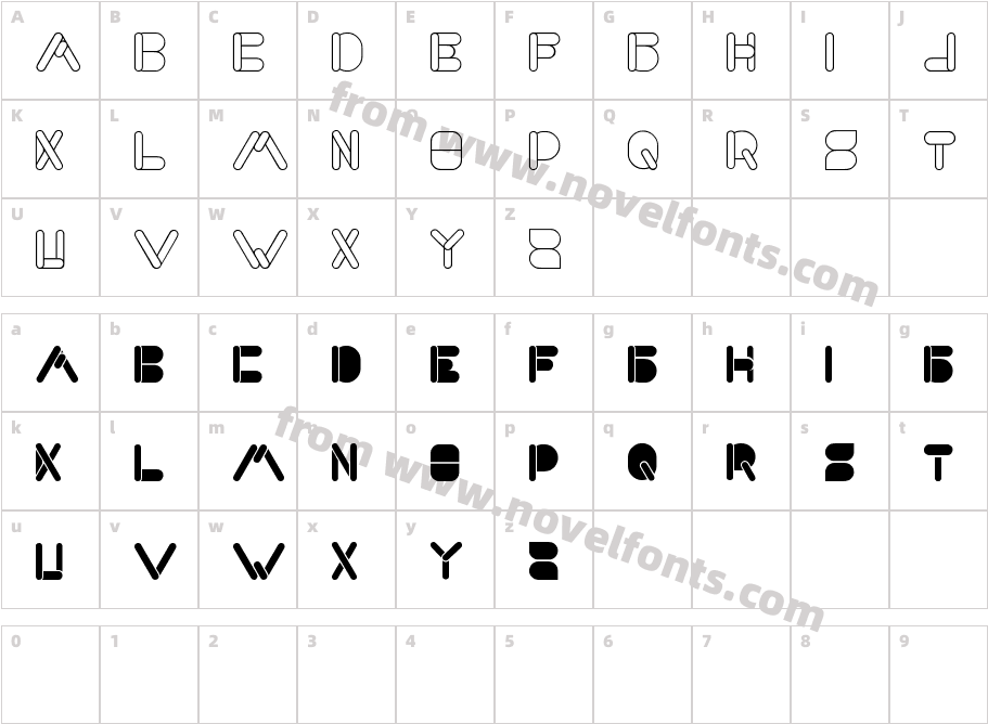 MAXIMUM KILOMETERCharacter Map