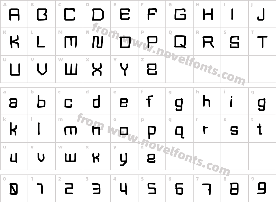 MBBlockTypeCharacter Map