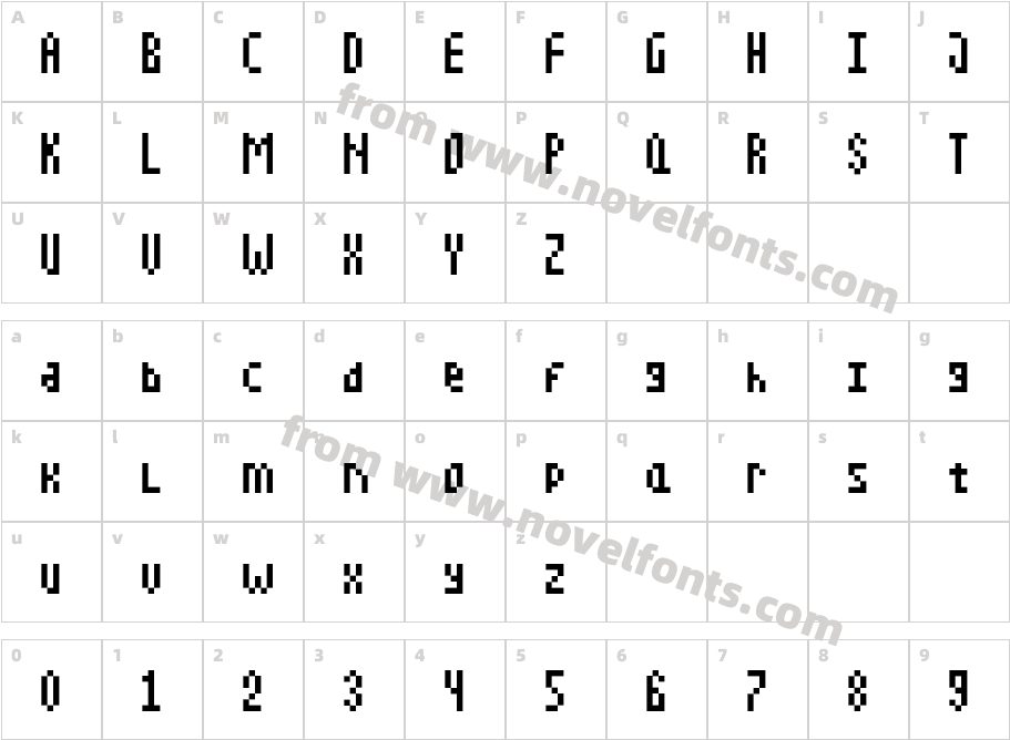 MBFPexoCharacter Map