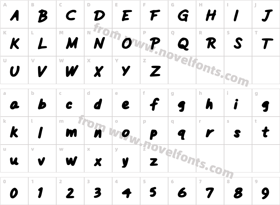 MHFBCharacter Map