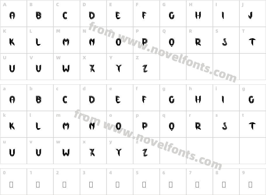 ML Roxy Initials KKCharacter Map