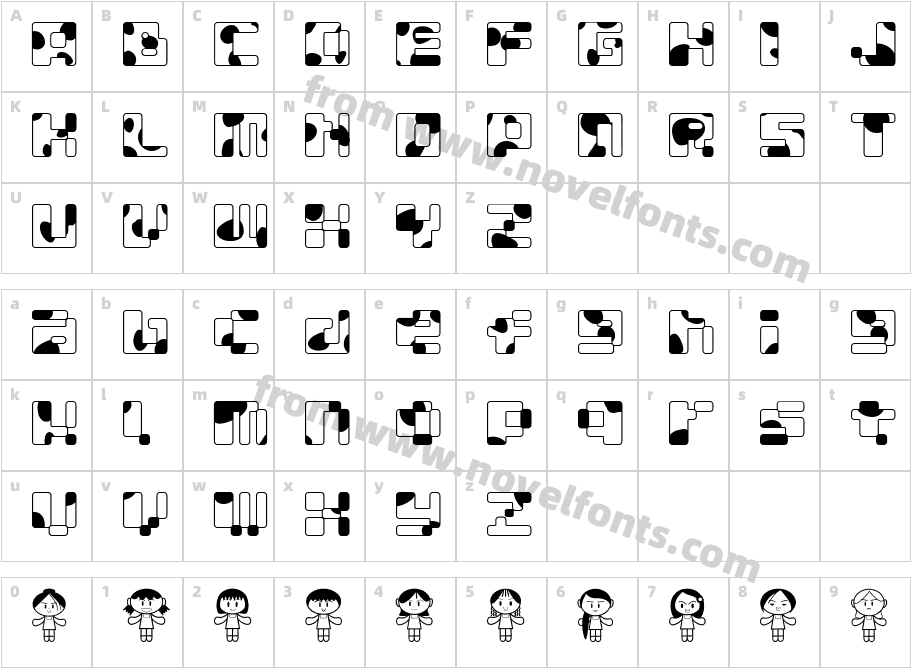 MOOGIRL ALPCharacter Map