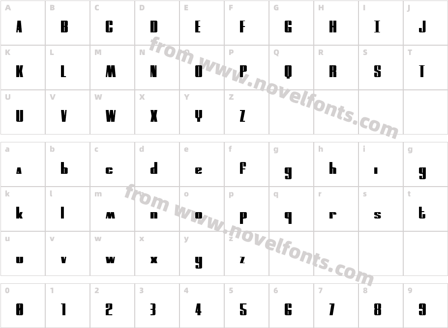 MOON Runner Extra-Squat RegularCharacter Map