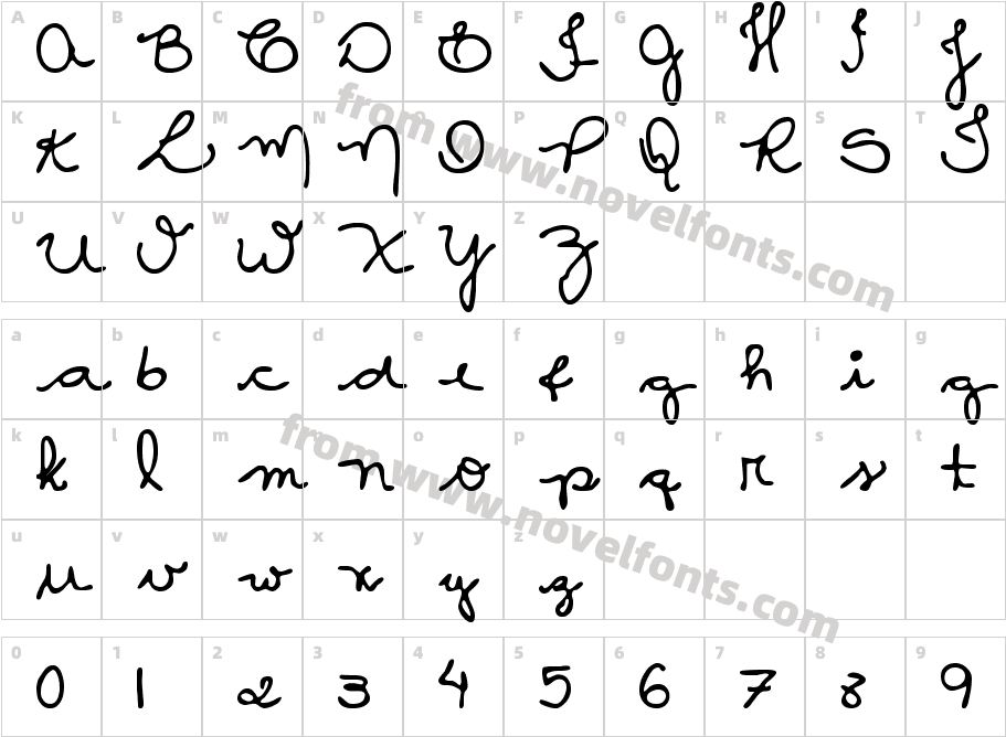 MTF Ca MauraCharacter Map