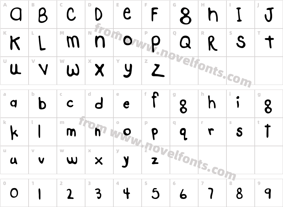 MTF Hello AgainCharacter Map