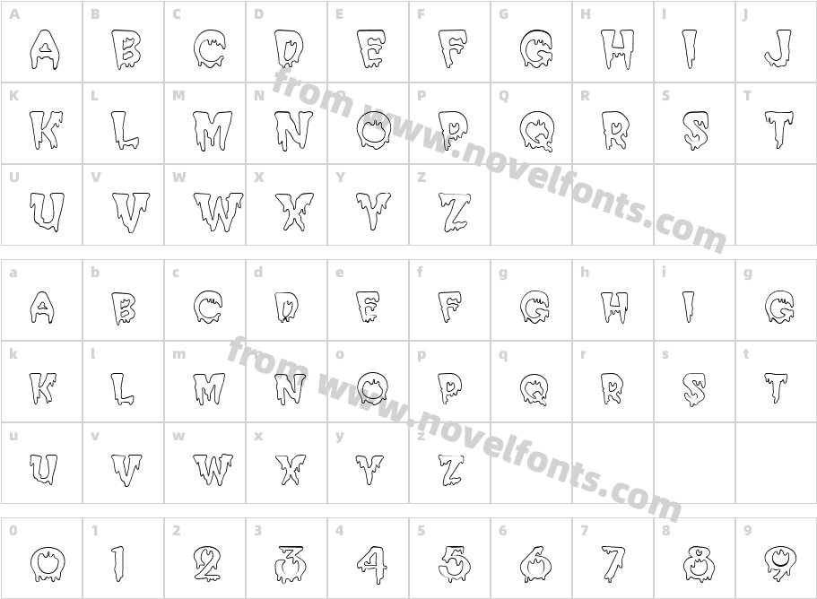 Creepy Hollow  NormalCharacter Map