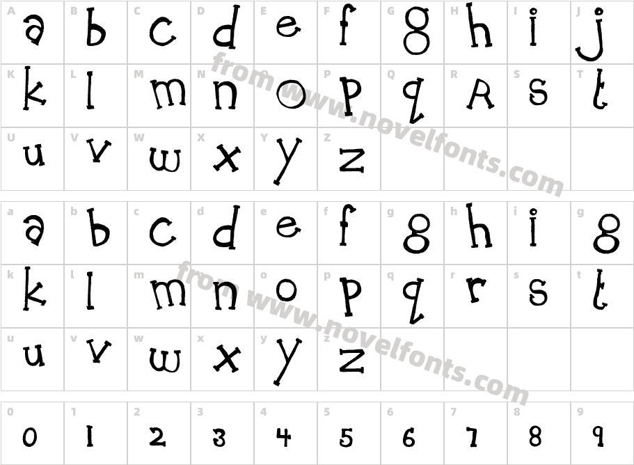 MTF Peach CobblerCharacter Map