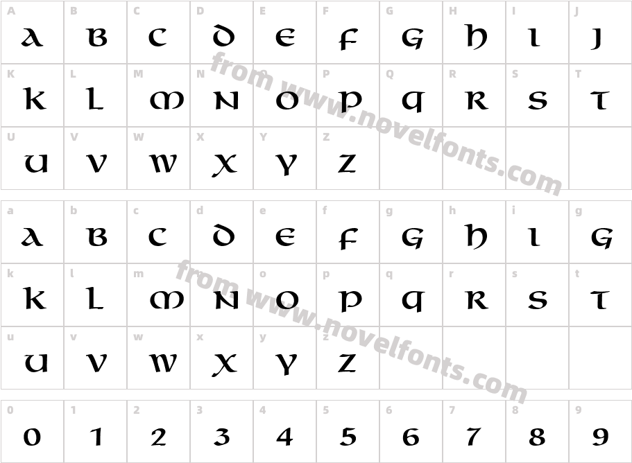 MacedonCapsSSKCharacter Map