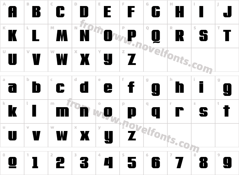 MachaCowCharacter Map