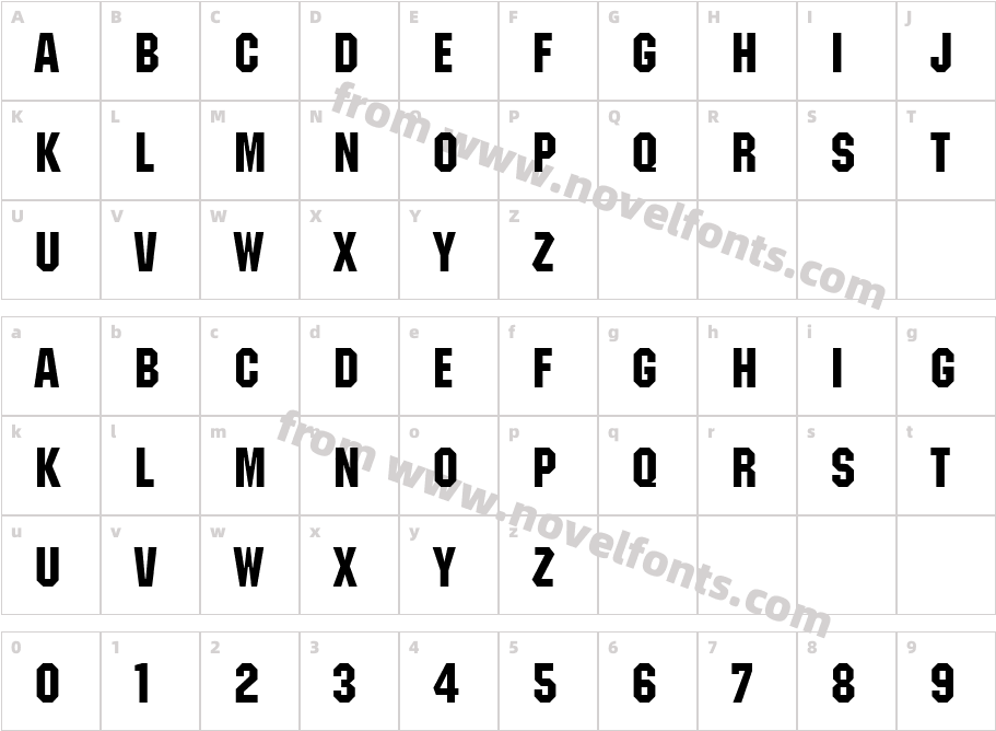 MachineItcDEE-ReguCharacter Map