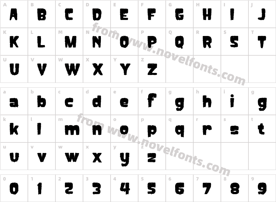 CreepycallCharacter Map