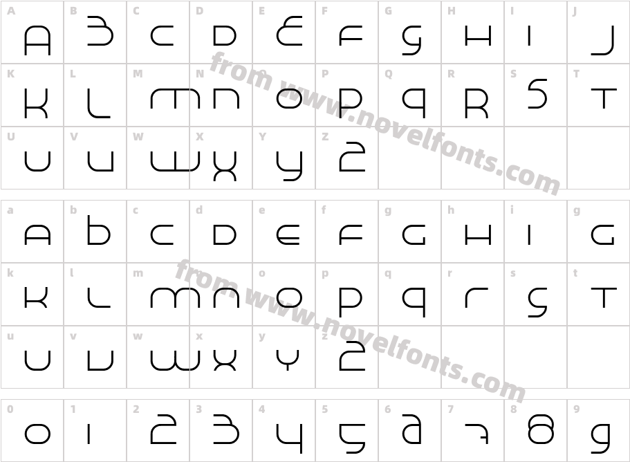 Made in SpaceCharacter Map