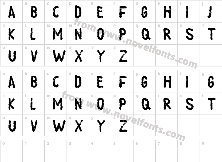 Mading BrushCharacter Map