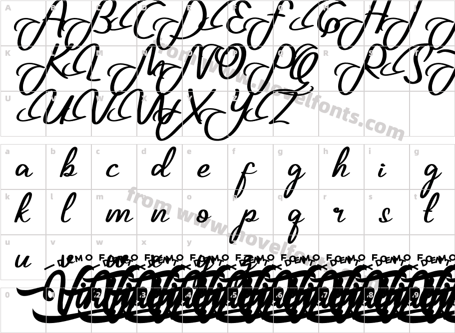 MadingDemoRegularCharacter Map