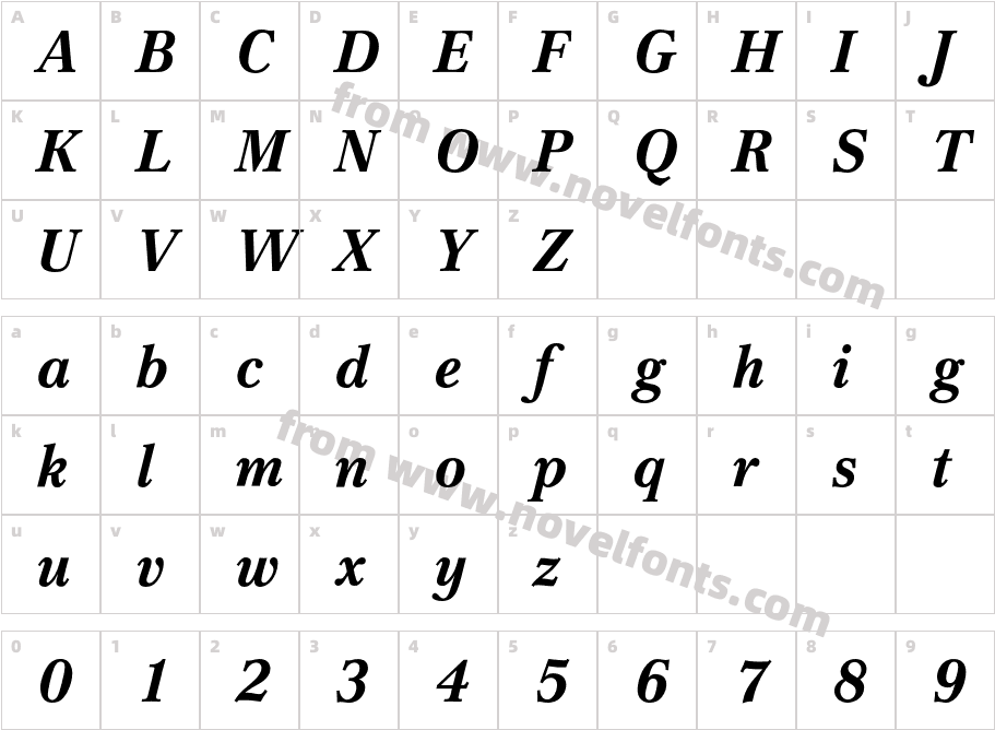 Cremona BQCharacter Map