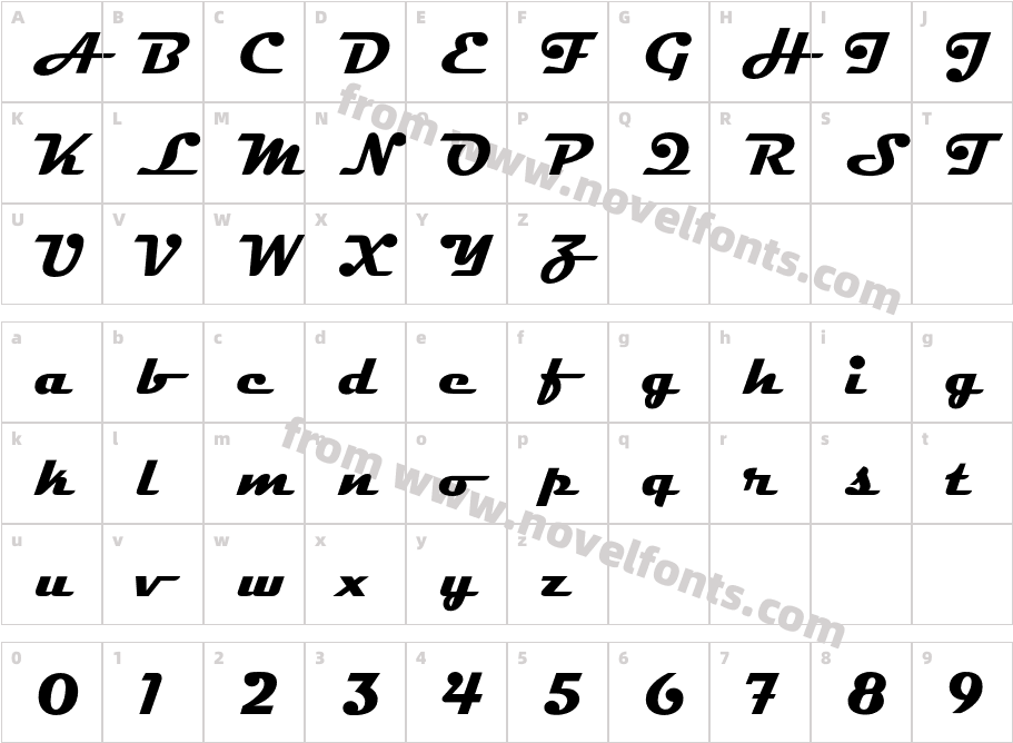 Magneto-BoldCharacter Map