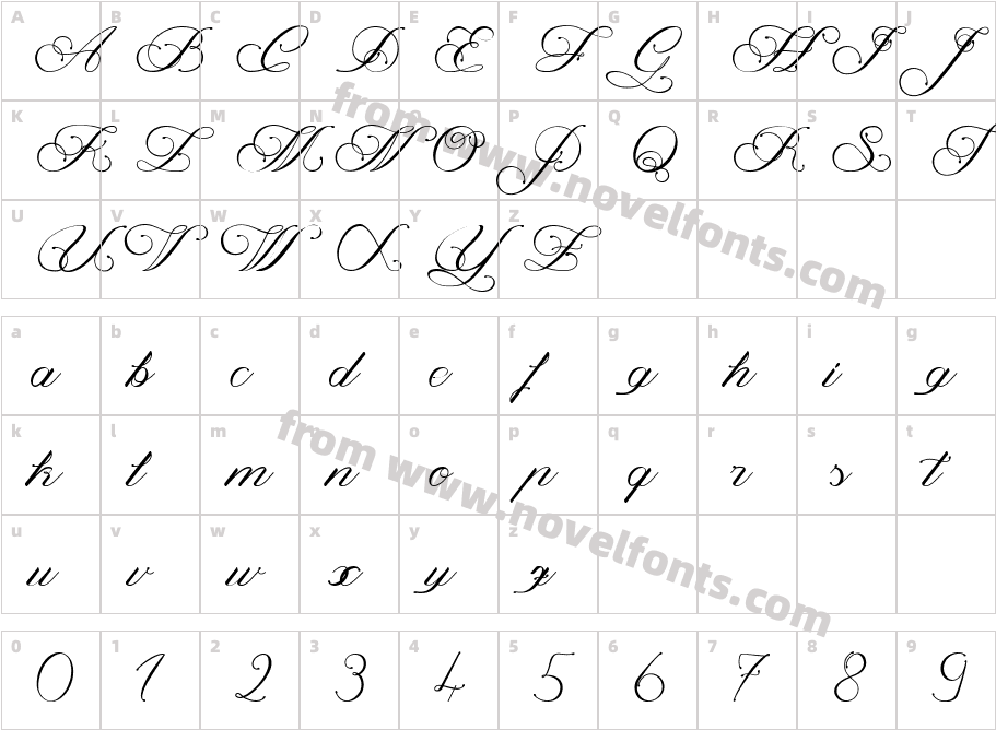 Magnolia LightCharacter Map