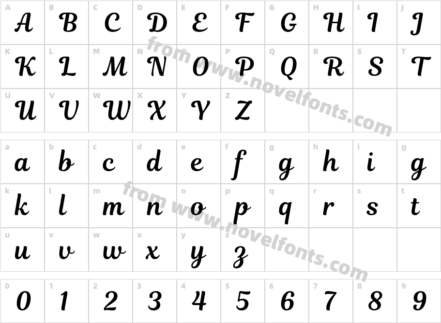 Magnolia-ScriptCharacter Map