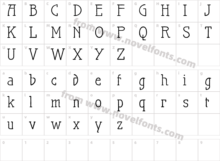 MaiersNr.21ProCharacter Map