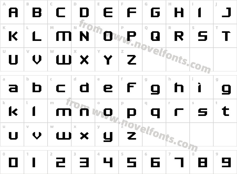 Maken BoldCharacter Map