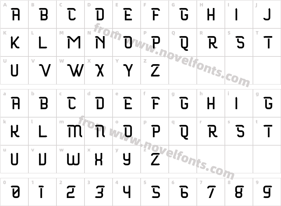 MaloireCharacter Map