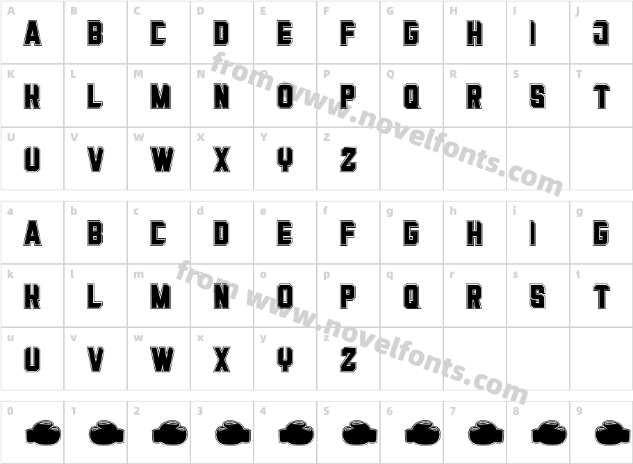 Mama PunchCharacter Map