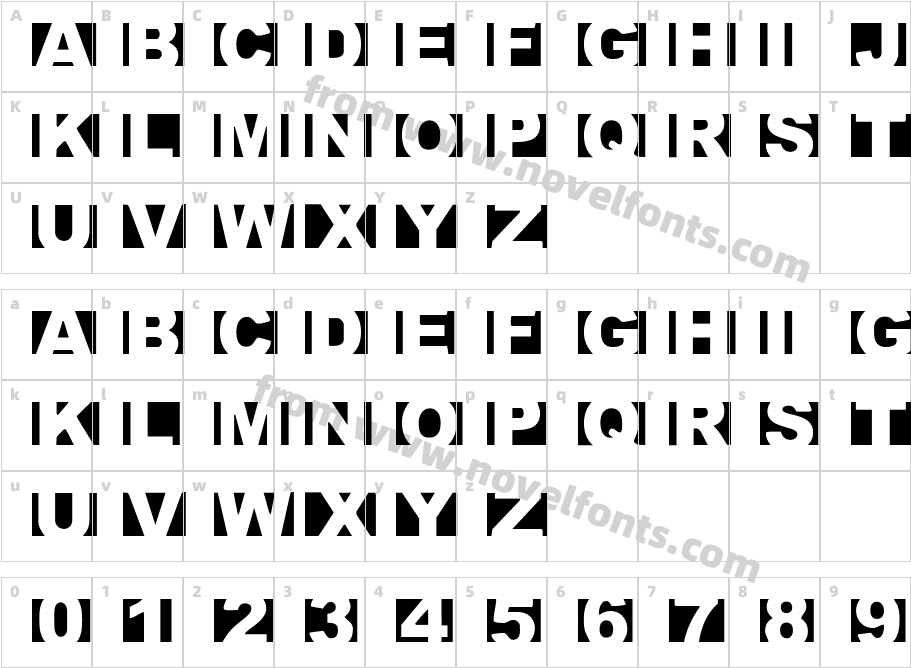 Crimescene AfterimageCharacter Map