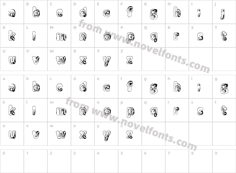 ManenschijnCharacter Map