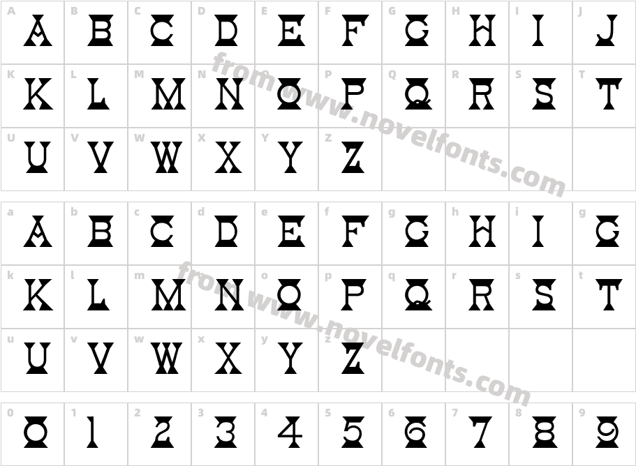 MantelCharacter Map