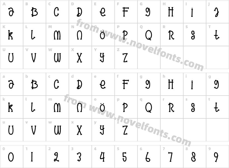 Crispy CrunchCharacter Map