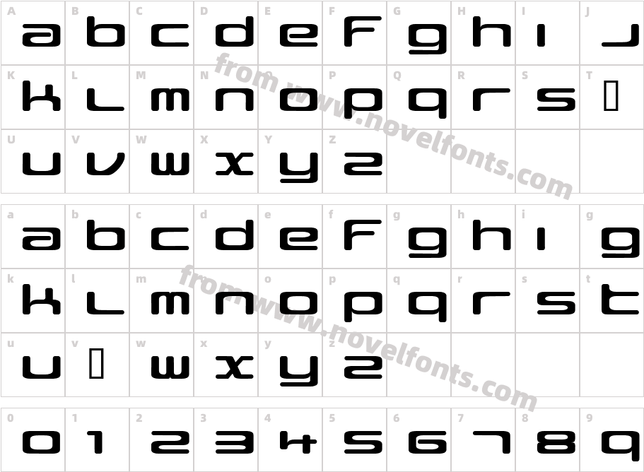 Marble Force  3Character Map