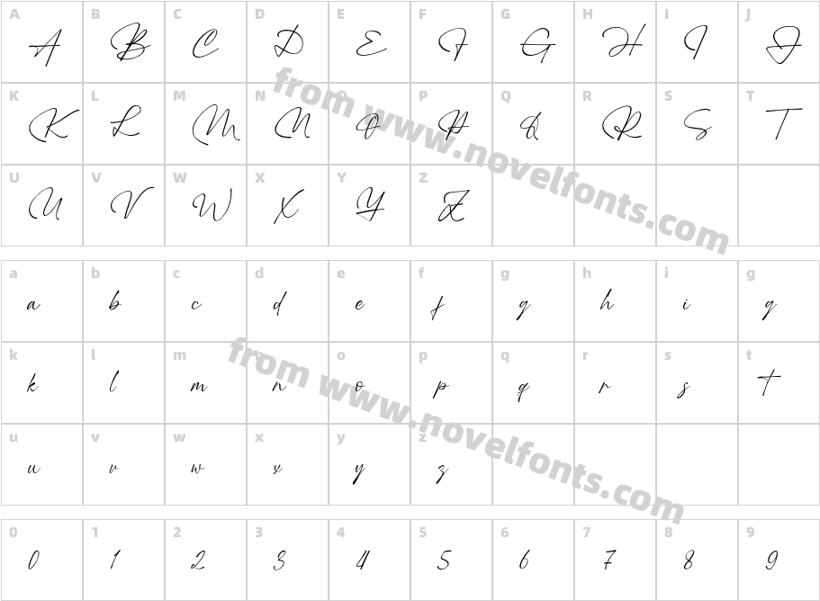 March ShineCharacter Map