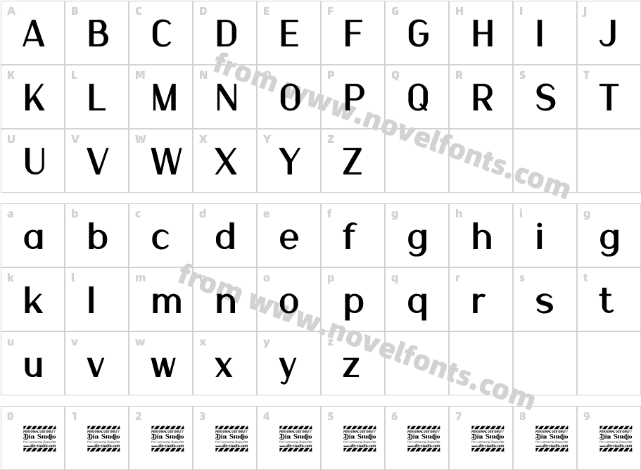 Margita personal useCharacter Map