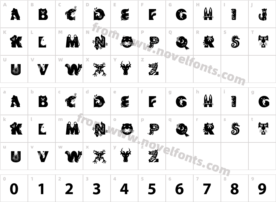 CritterCharacter Map