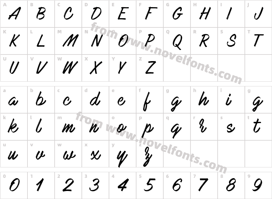 Mark My WordsCharacter Map