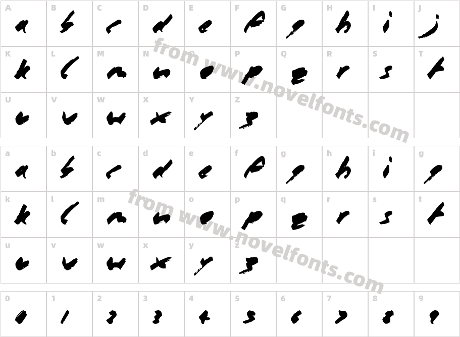 Marker PenCharacter Map