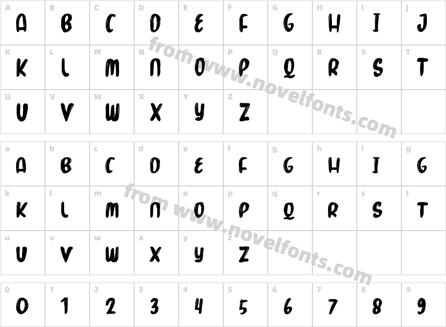 MarkerBrushRegularCharacter Map