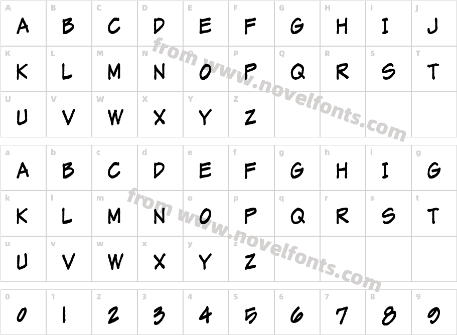 MarkerManCharacter Map