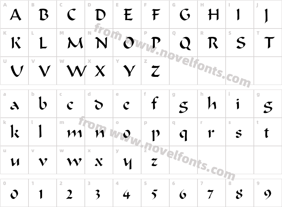 Marlin Thin NormalCharacter Map