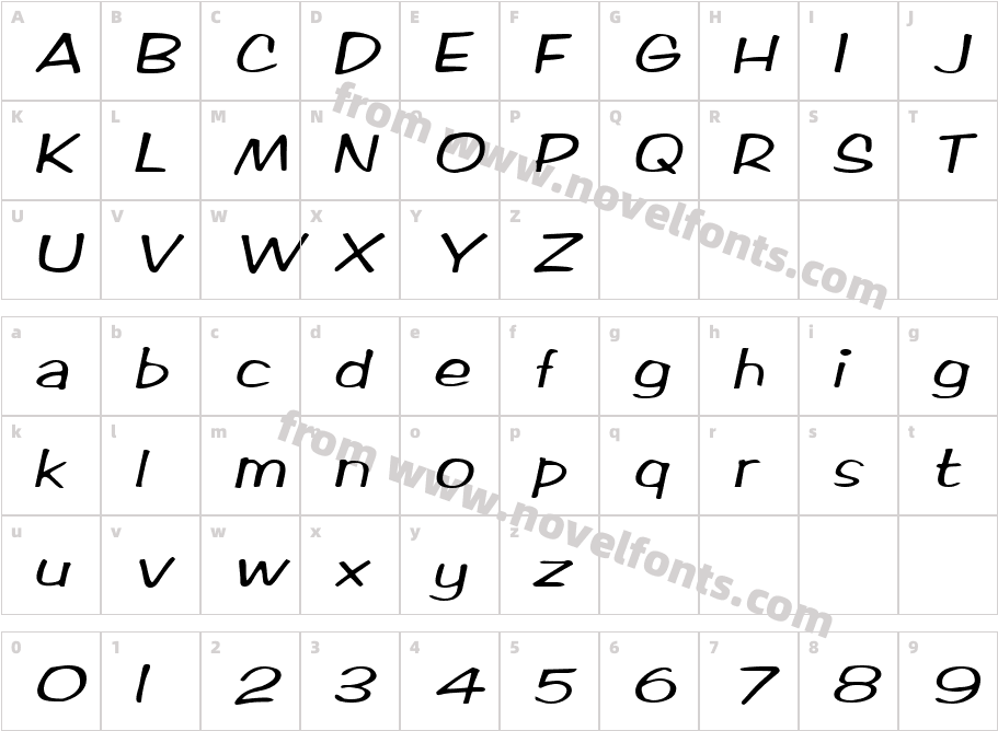 Marlo  Bold ItalicCharacter Map