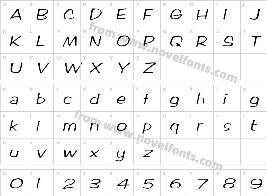 Marlo  ItalicCharacter Map