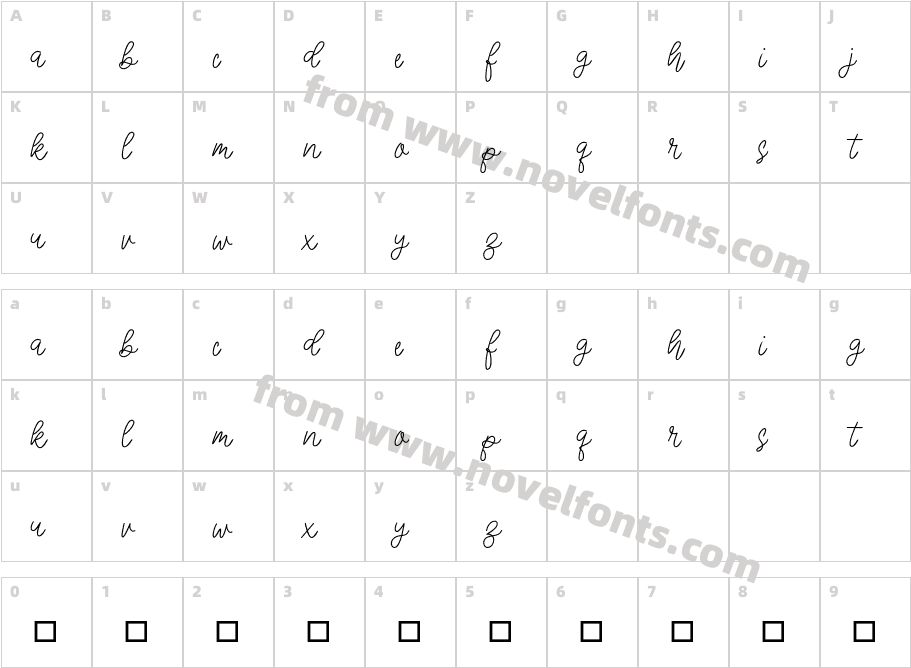 MarooneCharacter Map