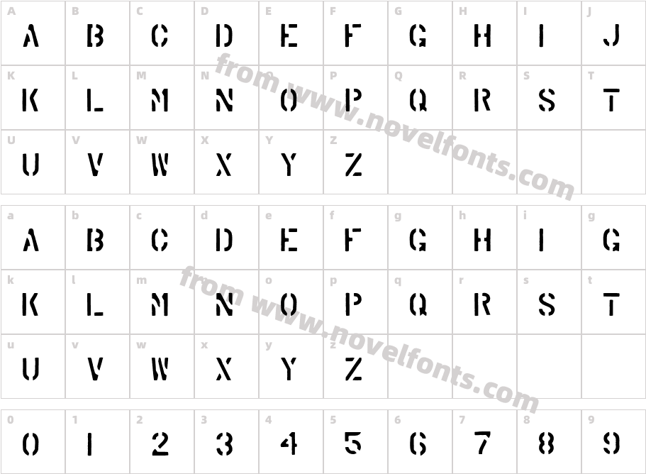 MarshCharacter Map