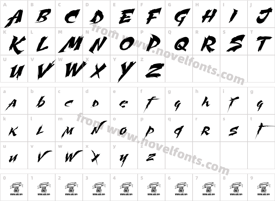 Martyric Personal Use OnlyCharacter Map