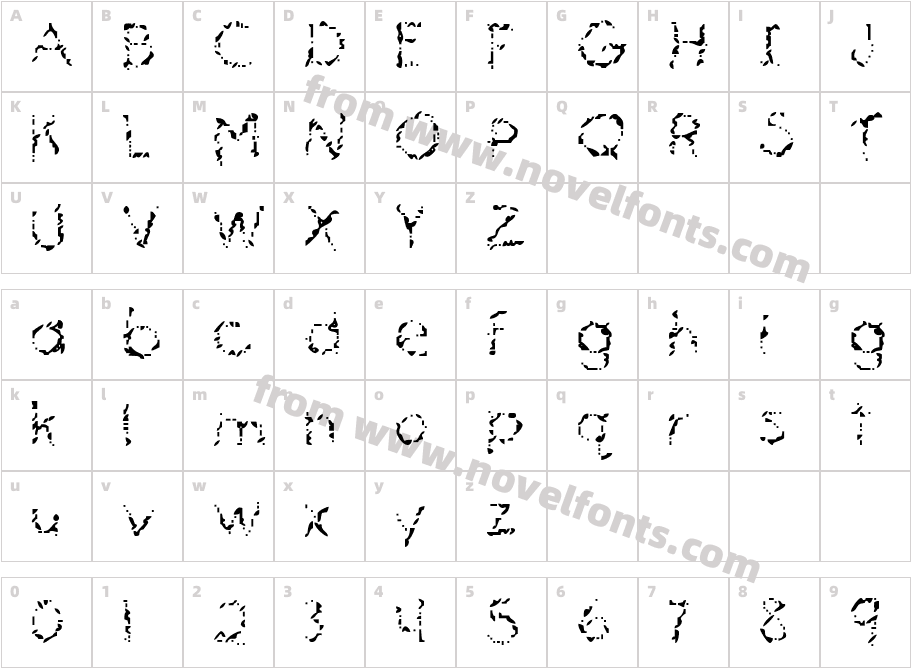 Mascara MistakeCharacter Map