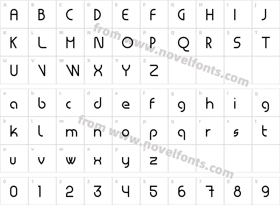 MasiodeCharacter Map